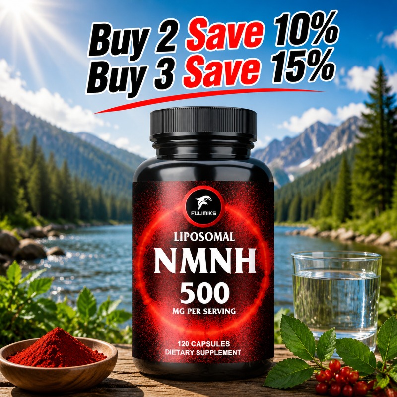 Holistic Health & Wellness - Complément NMNH Liposomal Haute Concentration 500mg,