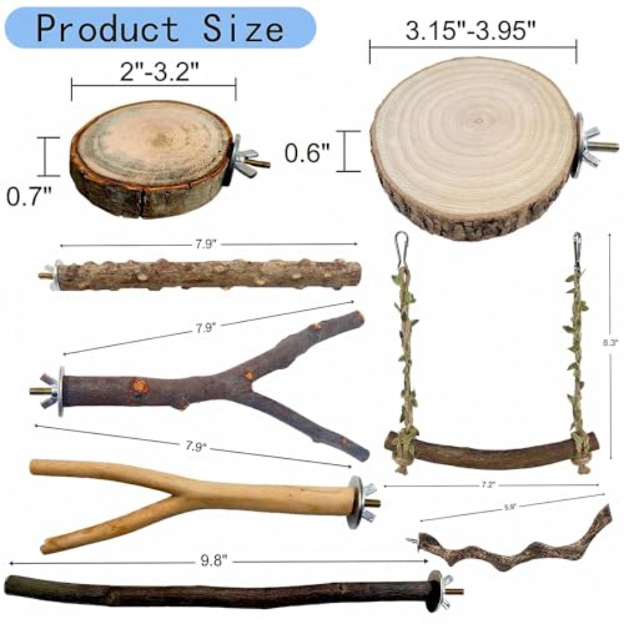 8 perchoirs en bois naturel po - Health & Wellness Japan avis et prix